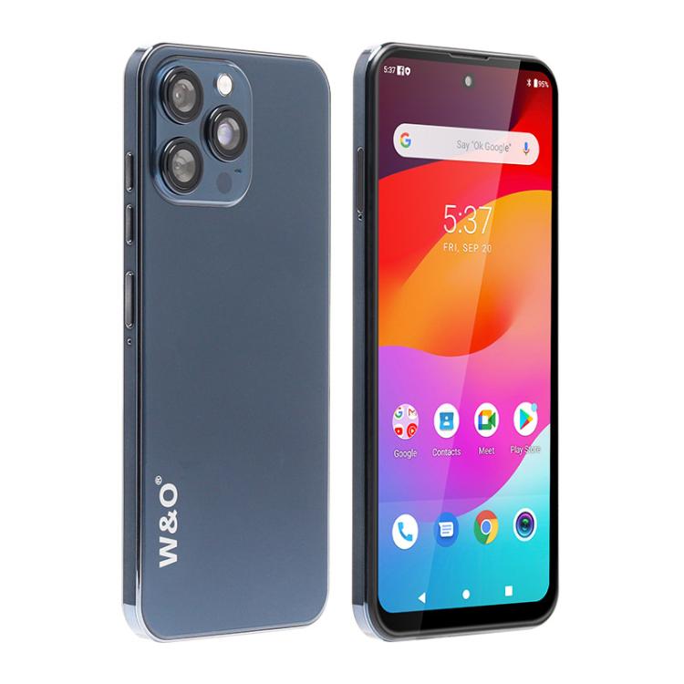 W&O X200 Pro, 4GB+128GB, 6.8 inch Android 10 Mediatek MT6765 Helio P35 Octa Core, Network: 4G, Plug:UK Plug(Blue) - free shipping - PMc TechLife - Order now!