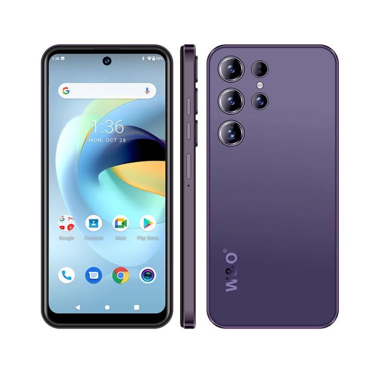 W&O X500 Pro, 4GB+128GB, 6.8 inch Android 10 Mediatek MT6765 Helio P35 Octa Core, Network: 4G, Plug:AU Plug(Purple) - free shipping - PMc TechLife - Order now!