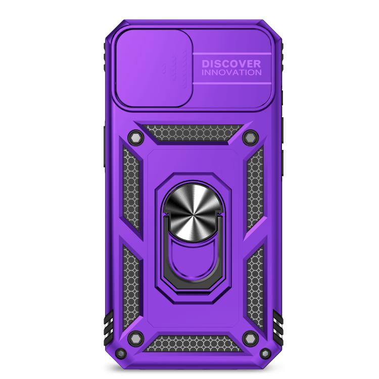 For iPhone 16e Sliding Camshield Holder Phone Case(Purple) - free shipping - PMC TechLife - Order now!