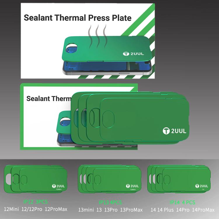 For iPhone 12 Series 2uul Waterproof Adhesive Thermally Conductive Platens - free shipping - PMC TechLife - Order now!