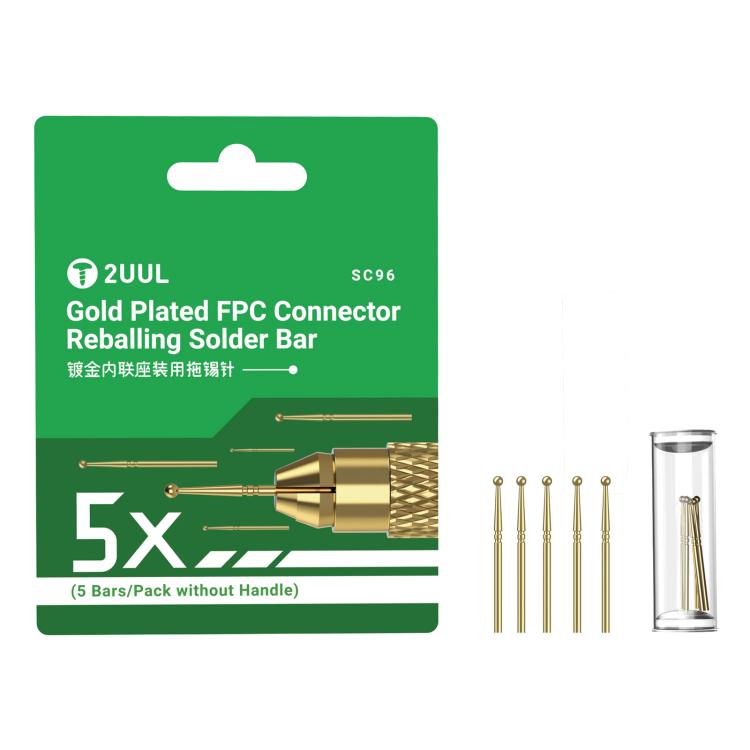 2uul SC96 Gold Plated FPC Connector Reballing Solder Bar - Others by 2UUL | Online Shopping South Africa | PMc TechLife | Buy Now Pay Later Mobicred
