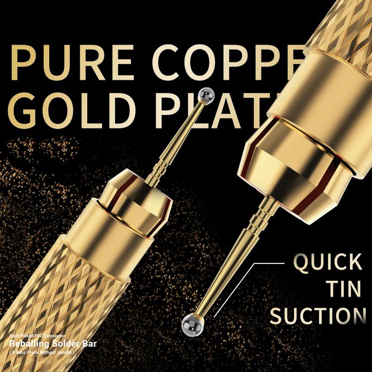 2uul SC96 Gold Plated FPC Connector Reballing Solder Bar - Others by 2UUL | Online Shopping South Africa | PMc TechLife | Buy Now Pay Later Mobicred