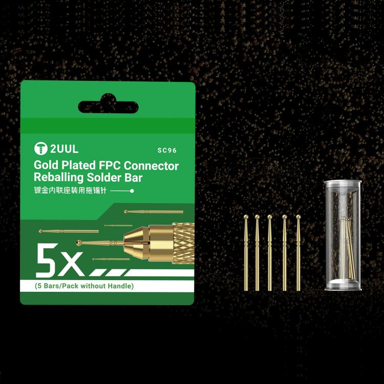 2uul SC96 Gold Plated FPC Connector Reballing Solder Bar - Others by 2UUL | Online Shopping South Africa | PMc TechLife | Buy Now Pay Later Mobicred