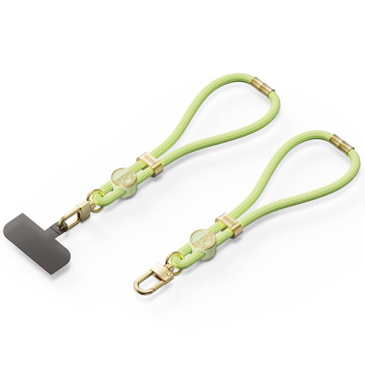 DUX DUCIS Garden Series Tile Pattern Adjustable Short Phone Lanyard(Green Yellow) - Lanyards & Wrist Straps by DUX DUCIS | Online Shopping South Africa | PMc TechLife | Buy Now Pay Later Mobicred