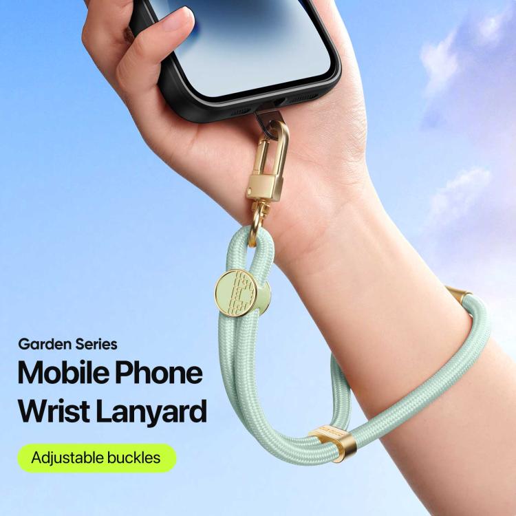 DUX DUCIS Garden Series Tile Pattern Adjustable Short Phone Lanyard(Light Green) - Lanyards & Wrist Straps by DUX DUCIS | Online Shopping South Africa | PMc TechLife | Buy Now Pay Later Mobicred