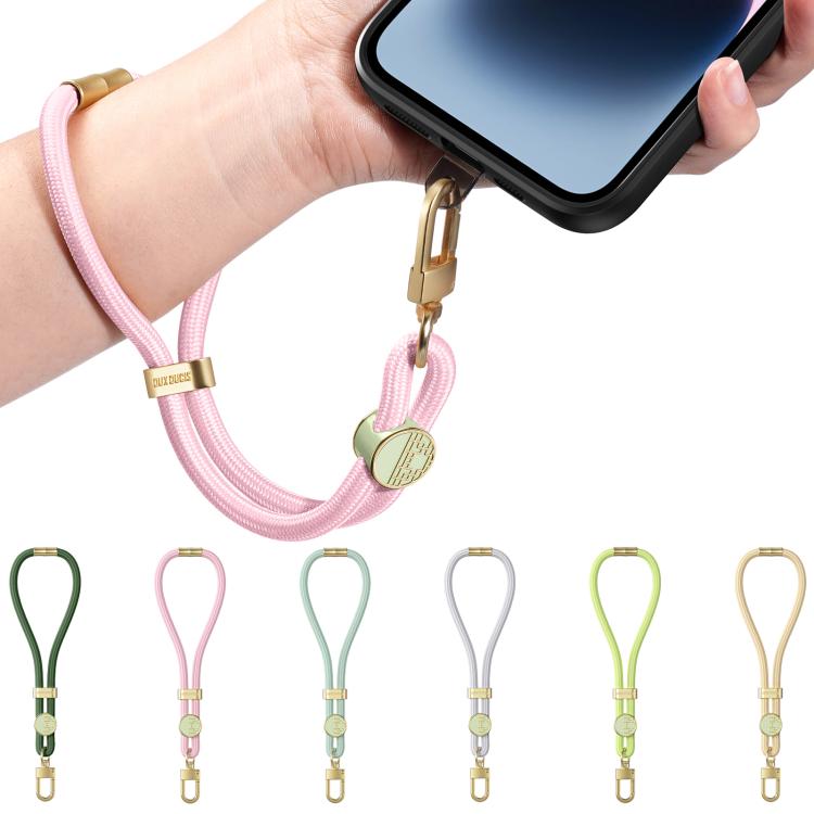 DUX DUCIS Garden Series Tile Pattern Adjustable Short Phone Lanyard(Grey) - Lanyards & Wrist Straps by DUX DUCIS | Online Shopping South Africa | PMc TechLife | Buy Now Pay Later Mobicred