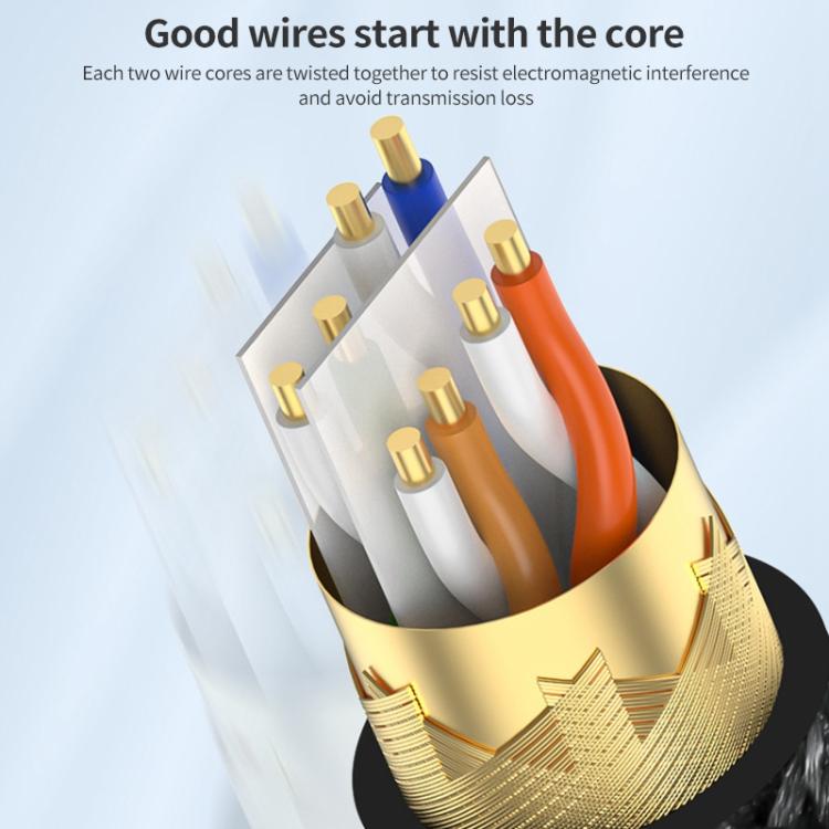 2m RJ45 to Type-C / USB 2-in-1 High Speed Network Card Ethernet Cable - Lan Cable and Tools by PMc TechLife | Online Shopping South Africa | PMc TechLife | Buy Now Pay Later Mobicred