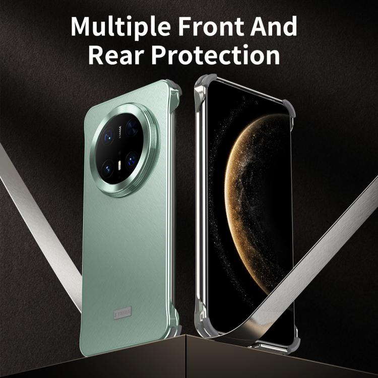 For Huawei Mate 70 Pro+ Micro Frosted Metal Phone Case(Titanium) - Huawei Cases by PMC TechLife | Online Shopping South Africa | PMC TechLife | Buy Now Pay Later Mobicred