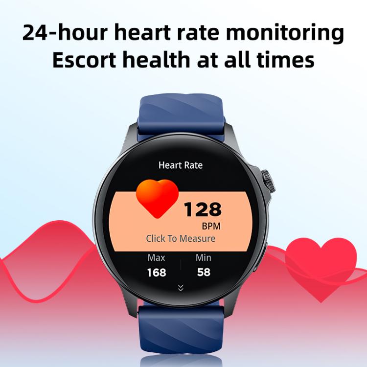 Yesido IO29 Waterproof Smart BT Watch, 1.39 inch Screen, Support BT Call / Heart Rate(Black) - free shipping - PMC TechLife - Order now!