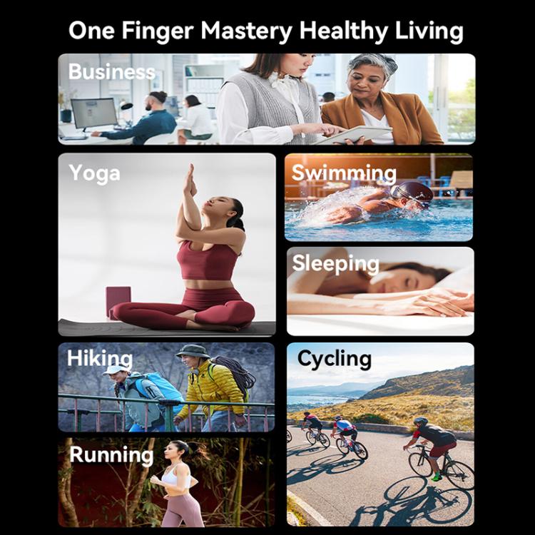 Yesido IO32 Health Monitor Smart Ring, Support Body Temperature / Heart Rate / Blood Pressure / Female Physiological Reminder, Size:68mm Inner Circumference(Black) - free shipping - PMC TechLife - Order now!