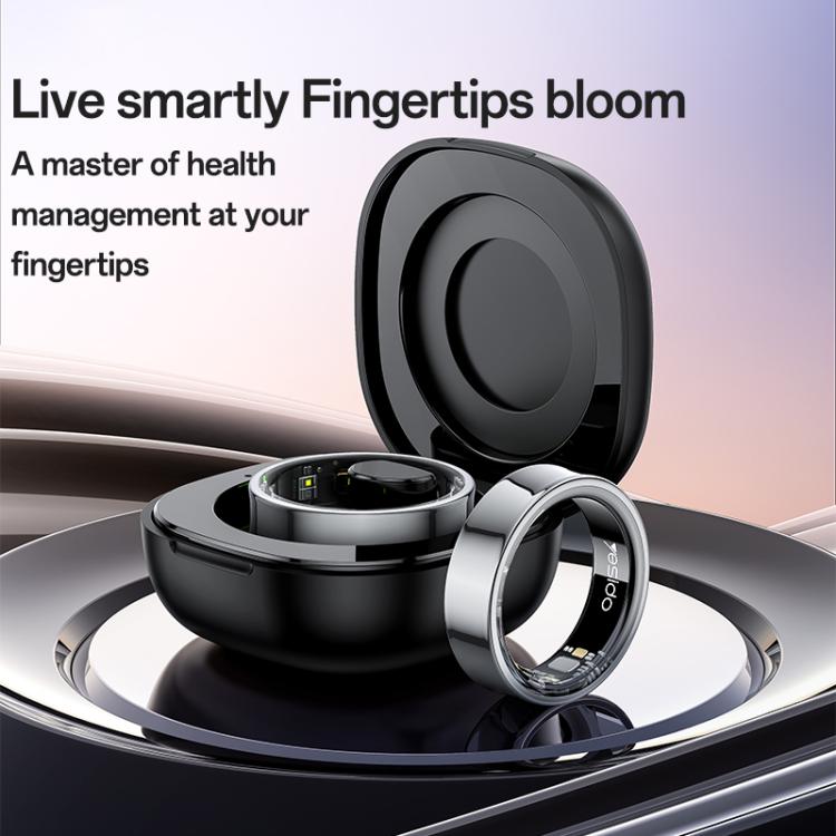 Yesido IO33 Health Monitor Smart Ring, Support Body Temperature / Heart Rate / Blood Pressure / Female Physiological Reminder, Size:63mm Inner Circumference(Black) - free shipping - PMC TechLife - Order now!