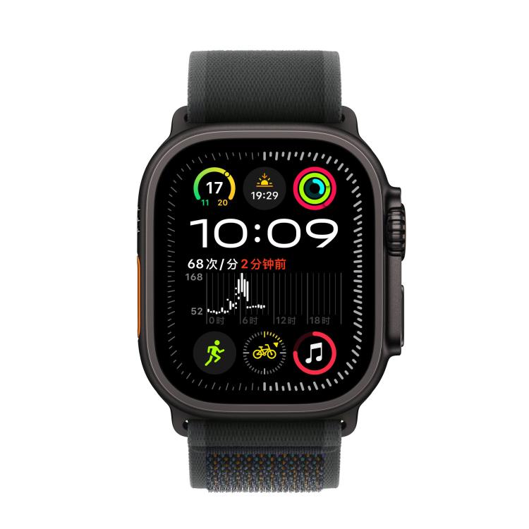 For Apple Watch 46mm / 49mm / 45mm / 44mm Trail Loop Nylon Watch Band(Black + Black Titanium Finish) - free shipping - PMc TechLife - Order now!