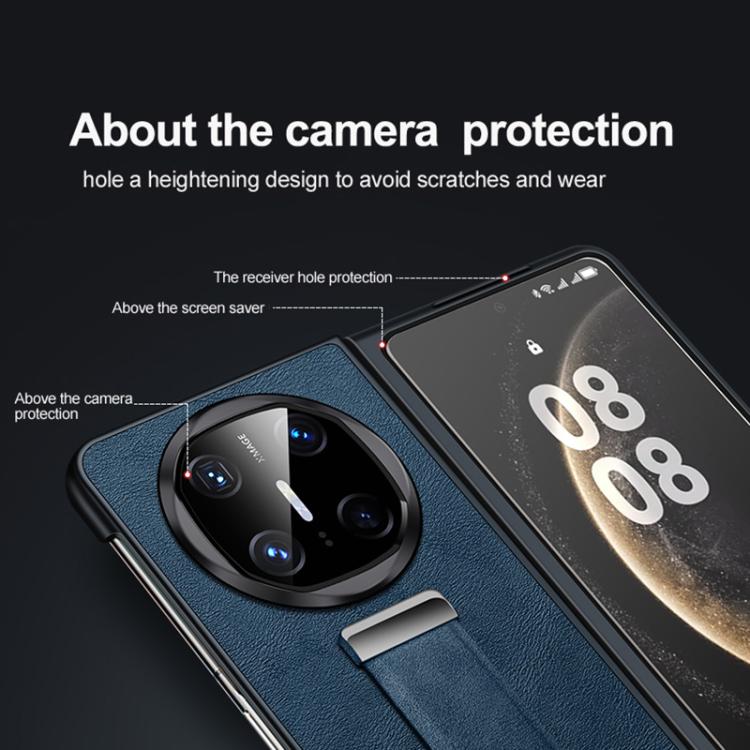 For Huawei Mate X6 SULADA PC Hybrid Leather Texture Skin Feel Shockproof Phone Case(Red) - free shipping - PMC TechLife - Order now!