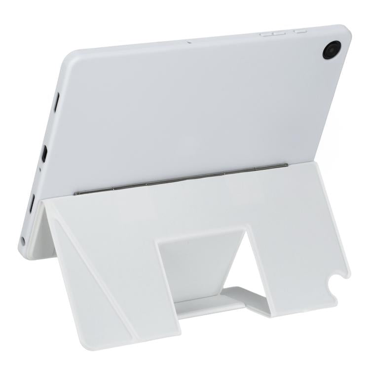 For Samsung Galaxy Tab A9+ Holder Floating Detachable Backlight Keyboard Tablet Leather Case with Touchpad(White) - Samsung Keyboard by PMC TechLife | Online Shopping South Africa | PMC TechLife | Buy Now Pay Later Mobicred