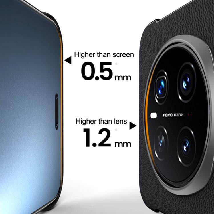 For Honor Magic7 SULADA Frameless Top Layer Cowhide Leather Hybrid PC Phone Case(Brown) - Honor Cases by SULADA | Online Shopping South Africa | PMC TechLife | Buy Now Pay Later Mobicred