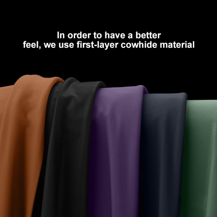For Huawei Mate X6 SULADA Frameless Top Layer Cowhide Leather Hybrid PC Phone Case(Purple) - free shipping - PMC TechLife - Order now!