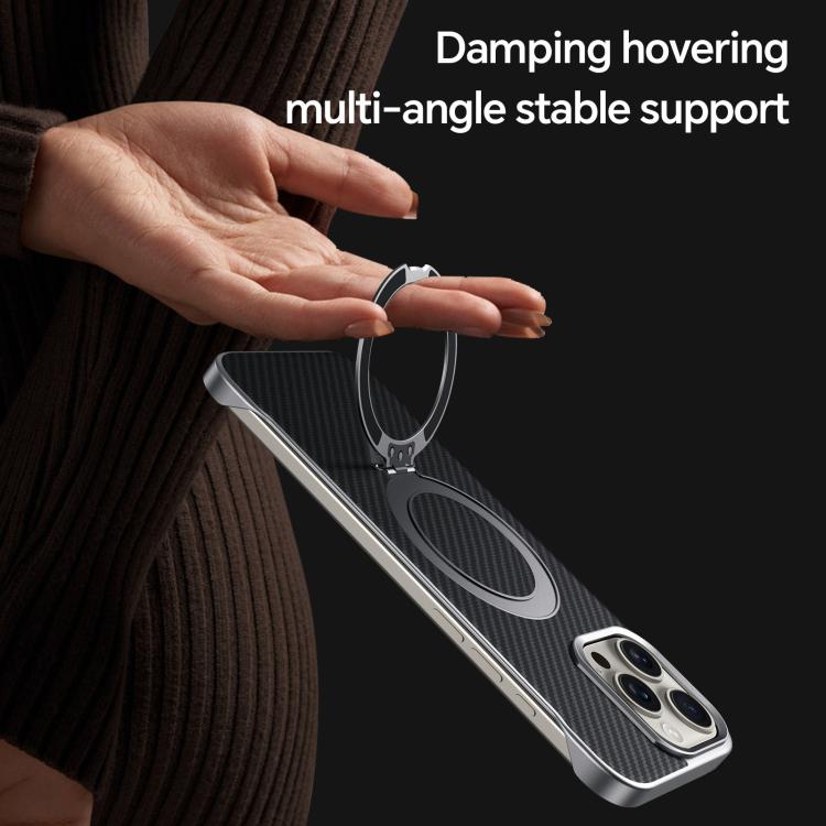 For iPhone 16 Pro SULADA Kevlar Texture MagSafe Magnetic Holder Phone Case(Purple) - free shipping - PMC TechLife - Order now!