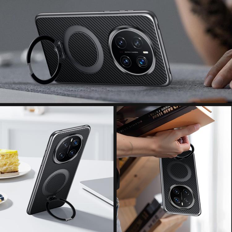 For Honor Magic7 SULADA Kevlar Texture MagSafe Magnetic Holder Phone Case(Blue) - Honor Cases by SULADA | Online Shopping South Africa | PMC TechLife | Buy Now Pay Later Mobicred