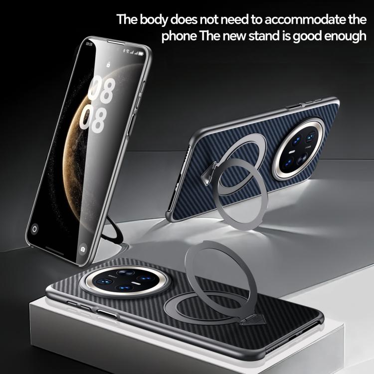 For Huawei Mate 70 SULADA Kevlar Texture MagSafe Magnetic Holder Phone Case(Purple) - Huawei Cases by SULADA | Online Shopping South Africa | PMC TechLife | Buy Now Pay Later Mobicred