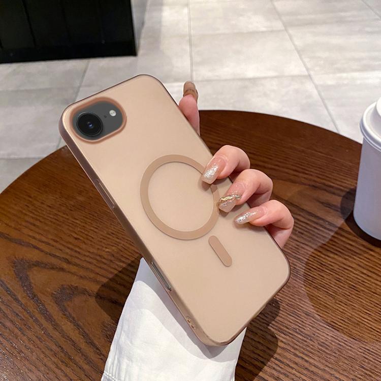 For iPhone 16e Ice Fog MagSafe PC Phone Case(Gold) - iPhone 16e Cases by PMC TechLife | Online Shopping South Africa | PMC TechLife | Buy Now Pay Later Mobicred