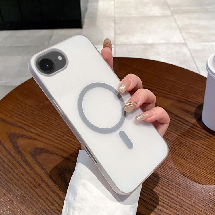 For iPhone 16e Ice Fog MagSafe PC Phone Case(Titanium Grey) - iPhone 16e Cases by PMC TechLife | Online Shopping South Africa | PMC TechLife | Buy Now Pay Later Mobicred