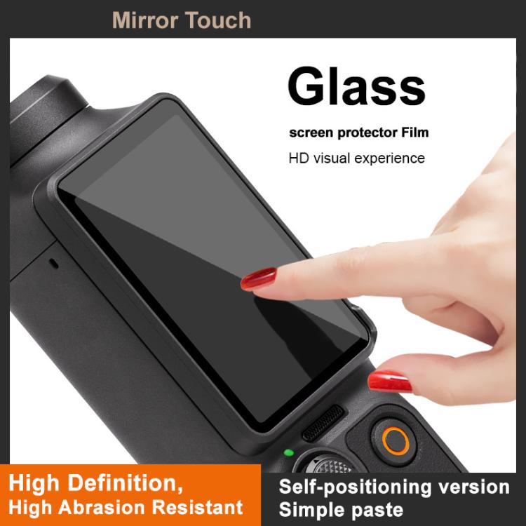 For DJI Osmo Pocket 3 imak Tempered Glass Film, Self-positioning Version - free shipping - PMC TechLife - Order now!