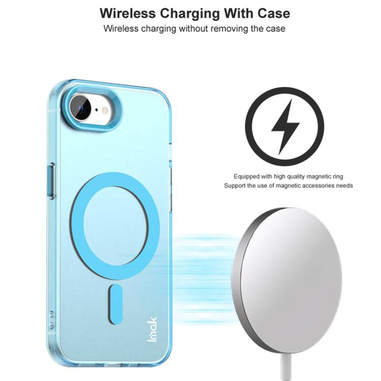 For iPhone 16e IMAK Candy Series Shockproof MagSafe Phone Case(Green) - iPhone 16e Cases by imak | Online Shopping South Africa | PMC TechLife | Buy Now Pay Later Mobicred