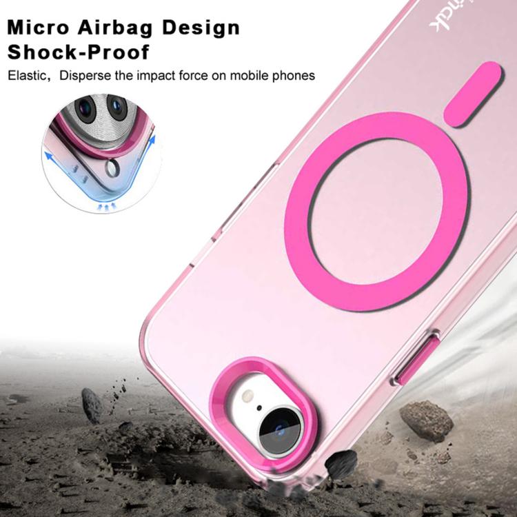 For iPhone 16e IMAK Candy Series Shockproof MagSafe Phone Case(Green) - iPhone 16e Cases by imak | Online Shopping South Africa | PMC TechLife | Buy Now Pay Later Mobicred