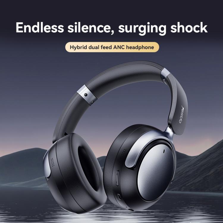 Yesido EP07 Hybrid Dual-feed ANC Noise Reduction Bluetooth Headphones(Black) - free shipping - PMC TechLife - Order now!