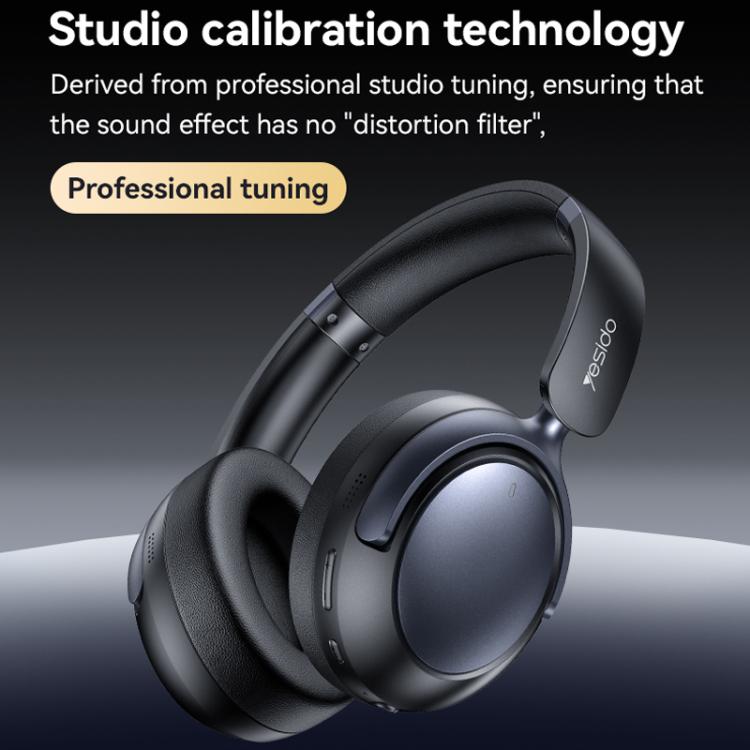 Yesido EP07 Hybrid Dual-feed ANC Noise Reduction Bluetooth Headphones(Black) - free shipping - PMC TechLife - Order now!