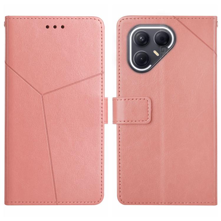 For Tecno Pova 7 5G Y-shaped Pattern Flip Leather Phone Case(Pink) - free shipping - PMC TechLife - Order now!