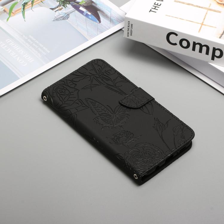 For Tecno Spark 40C Skin Feel Butterfly Embossed Flip Leather Phone Case(Black) - free shipping - PMC TechLife - Order now!