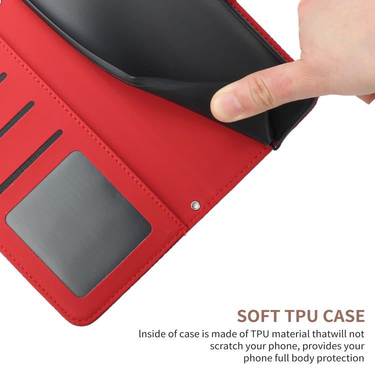 For Tecno Spark 40 Pro+ 4G Skin Feel Butterfly Embossed Flip Leather Phone Case(Red) - free shipping - PMC TechLife - Order now!