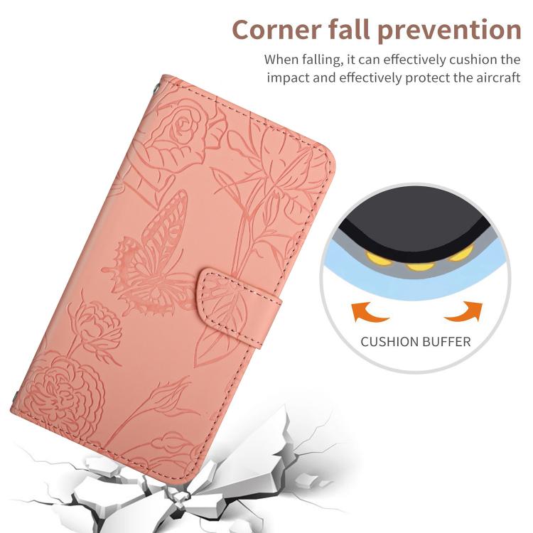 For Tecno Spark 40 4G Skin Feel Butterfly Embossed Flip Leather Phone Case(Pink) - free shipping - PMC TechLife - Order now!