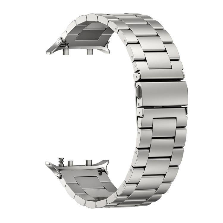 For Huawei Watch D2 Three Beads Stainless Steel Watch Band(Silver) - free shipping - PMC TechLife - Order now!