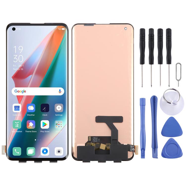 For OPPO Find X3 OLED LCD Screen with Digitizer Full Assembly with Fingerprint Identification - LCD Screen by PMC TechLife | Online Shopping South Africa | PMC TechLife | Buy Now Pay Later Mobicred