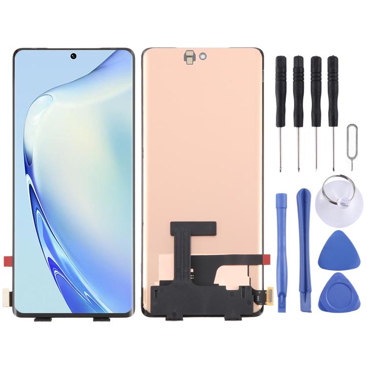 For vivo V27 OLED LCD Screen with Digitizer Full Assembly with Fingerprint Identification - LCD Screen by PMC TechLife | Online Shopping South Africa | PMC TechLife | Buy Now Pay Later Mobicred