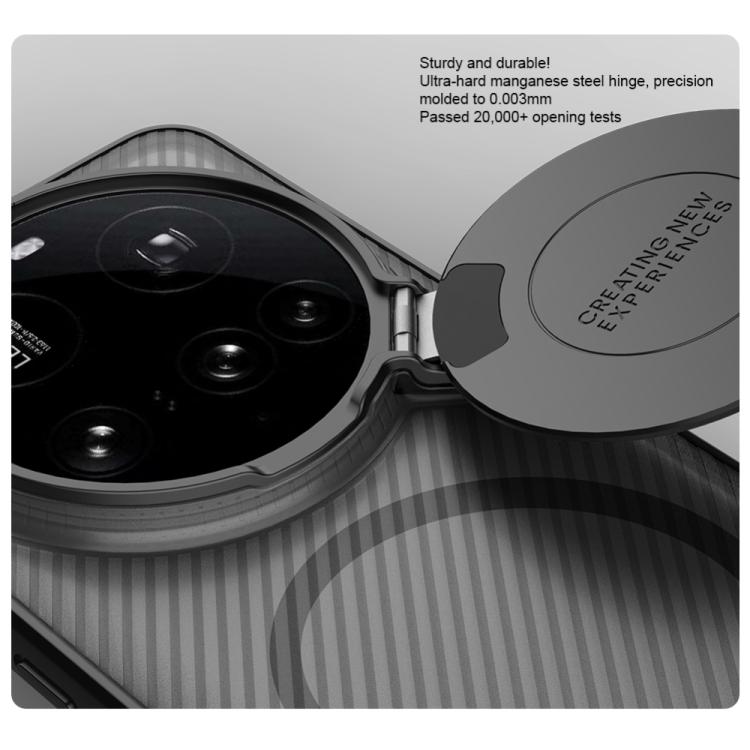 For Xiaomi 15 Ultra NILLKIN CamShield Prop MagSafe Magnetic Translucent PC Phone Case(Black) - free shipping - PMc TechLife - Order now!