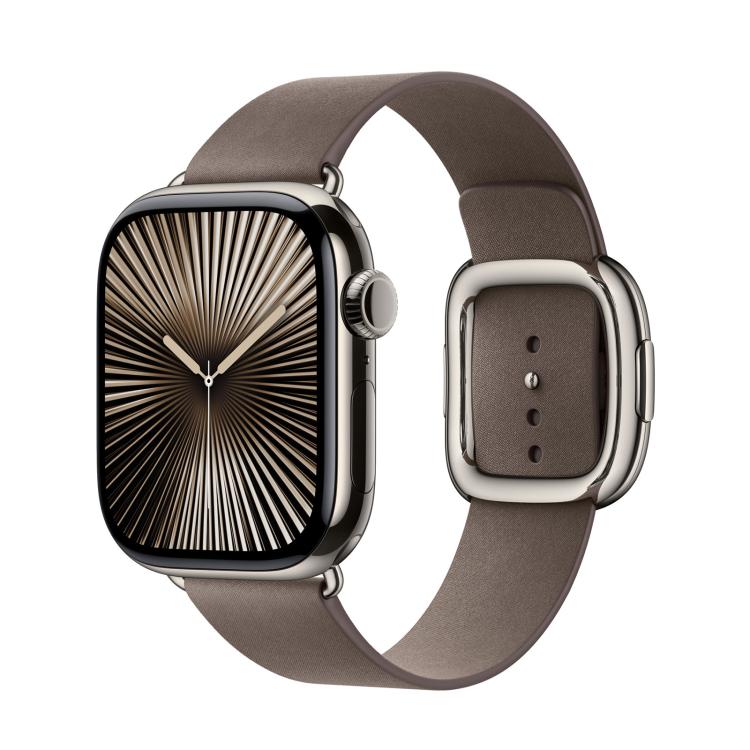 For Apple Watch 46mm / 49mm / 45mm / 44mm Modern Style Leather Watch Band(Dark Brown) - Watch Bands by PMC TechLife | Online Shopping South Africa | PMC TechLife | Buy Now Pay Later Mobicred