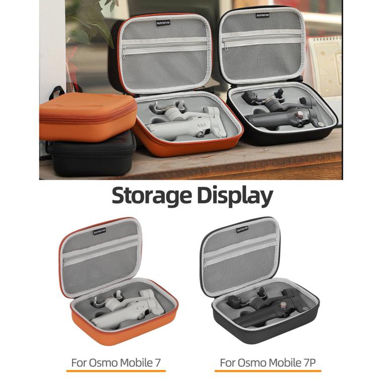 For DJI Osmo Mobile 7P Sunnylife Portable Carrying Case Mini Bag Handbag(Orange) - free shipping - PMC TechLife - Order now!