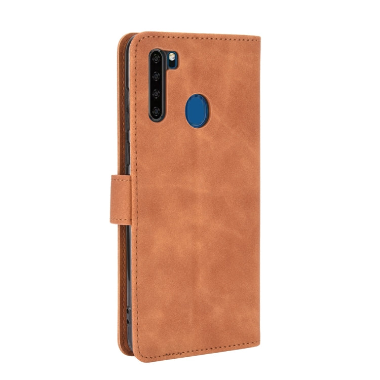 For Blackview A80 Pro Solid Color Skin Feel Magnetic Buckle Horizontal Flip Calf Texture PU Leather Case with Holder & Card Slots & Wallet(Brown) - More Brand by PMC TechLife | Online Shopping South Africa | PMC TechLife | Buy Now Pay Later Mobicred