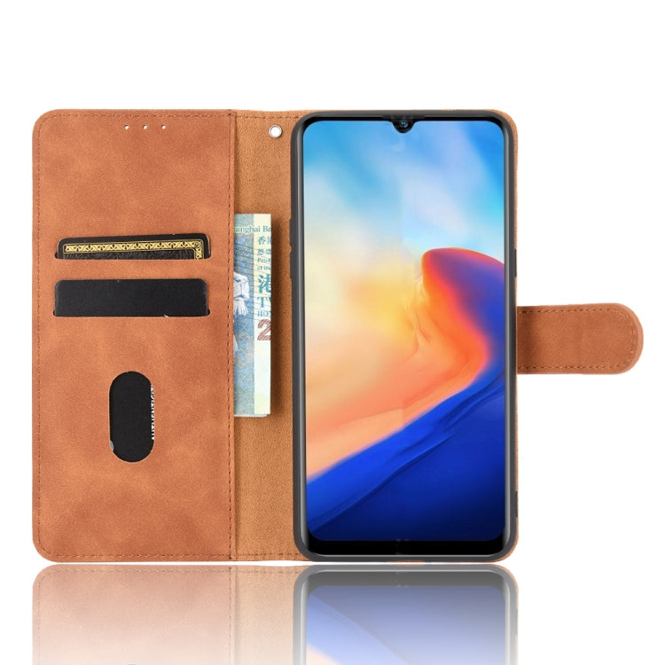 For Blackview A80 Solid Color Skin Feel Magnetic Buckle Horizontal Flip Calf Texture PU Leather Case with Holder & Card Slots & Wallet(Brown) - More Brand by PMC TechLife | Online Shopping South Africa | PMC TechLife