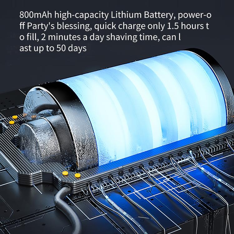 VGR V-305 Rotating Three-blade IPX7 Men Electric Shaver(Blue) - free shipping - PMC TechLife - Order now!