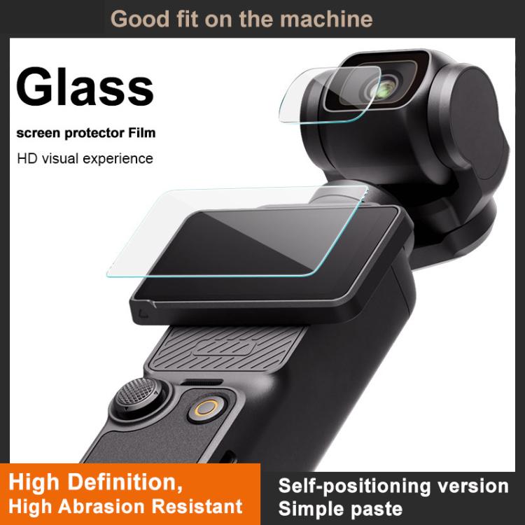 For DJI Osmo Pocket 3 imak Tempered Glass Film with Camera Lens Film, Self-positioning Version - free shipping - PMC TechLife - Order now!