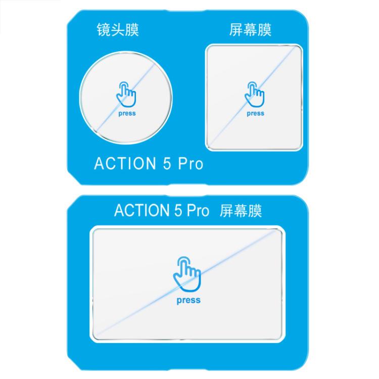 For DJI Osmo Action 5 Pro imak Tempered Glass Film with Camera Lens Film, Self-positioning Version - free shipping - PMC TechLife - Order now!
