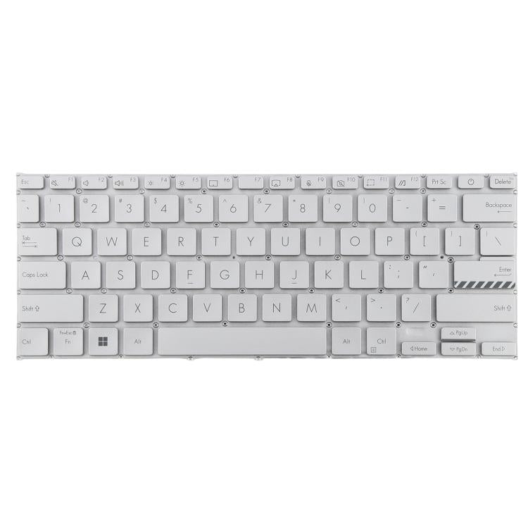 US Version Laptop Keyboard for Asus VivoBook 14 Pro X1402 M1402 D1402 F1402 X1403Z X1402Z(Silver) - Replacement Keyboards by PMc TechLife | Online Shopping South Africa | PMc TechLife | Buy Now Pay Later Mobicred