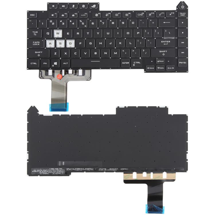 US Version Colorful Backlit Laptop Keyboard for Asus ROG Strix G15 G513 G513Q G513QM G513QY G533(Black) - Replacement Keyboards by PMc TechLife | Online Shopping South Africa | PMc TechLife | Buy Now Pay Later Mobicred