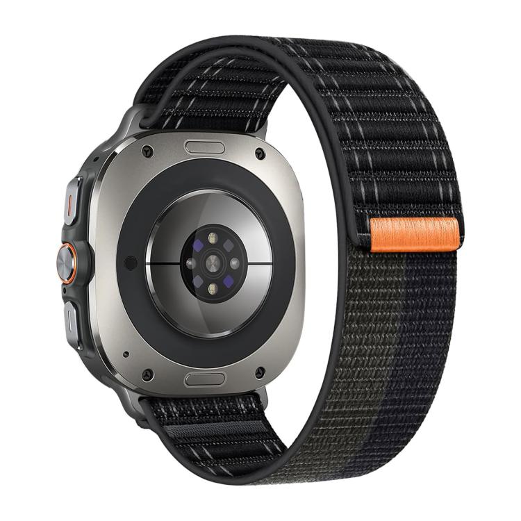 For Samsung Galaxy Watch Ultra 47mm / Ultra 2025 Kalebol Hook and Loop Fastener Nylon Strap(Black) - free shipping - PMC TechLife - Order now!