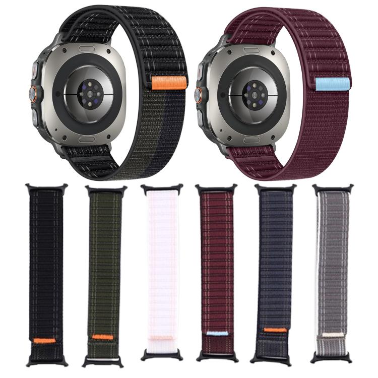 For Samsung Galaxy Watch Ultra 47mm / Ultra 2025 Kalebol Hook and Loop Fastener Nylon Strap(White) - free shipping - PMC TechLife - Order now!