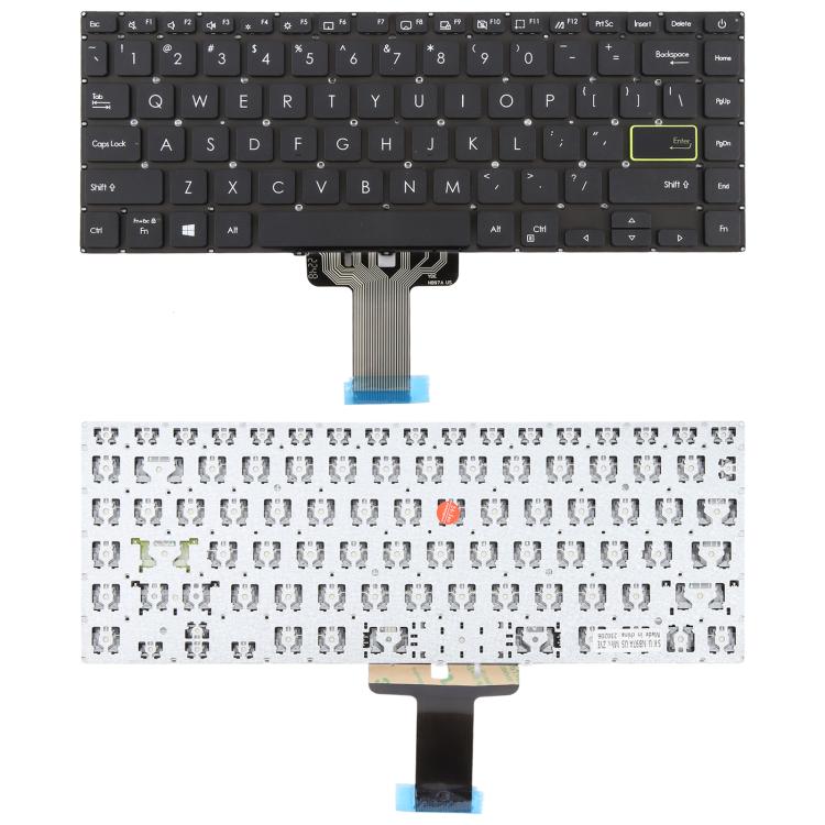 US Version Laptop Keyboard for Asus VivoBook S14 X421 X421DA X421UA X421EP X421EQ X421JQ X421FP X421FF X421FL(Black) - Replacement Keyboards by PMc TechLife | Online Shopping South Africa | PMc TechLife | Buy Now Pay Later Mobicred
